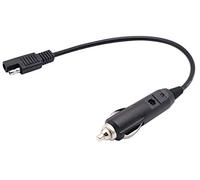 AAOTOKK Cavo Accendisigari SAE, 12V Accendisigari Spina Maschio a SAE 2 Pin Sgancio Rapido Connettore Disconnessione Adattatore Prolunga Cavo Ricarica Con Fusibile e Luce LED(30 cm/12 Pollici)