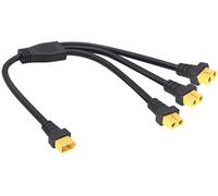 AAOTOKK Cavo Splitter Y,XT60 1 Maschio 3 Femmina XT60 Adattatore 14AWG Y cavo di Estensione del cavo Splitter,Adatto per droni XT60 e altri Dispositivi di Ricarica Della Batteria XT60 (37cm/1M a 3F)