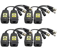 AAOTOKK Power Video DC BNC un Ricetrasmettitore di rete Cat5 RJ45 HD CVI/TVI/AHD/CVBS con Connettore DC per 720P 1080P 3MP 4MP 5MP 8MP CCTV Security DVR Sistema Telecamere Sorveglianza(18cm/4Pairs)
