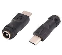 AAOTOKK Tipo C a DC 5.5x2.1mm Femmina Connettore Charge Barrel Jack Power Adapter 5V Per Type C Charging Device (2-Pezzi)