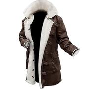 AAOutfitz, cappotto di Tom Hardy in pelliccia, trench in pelle, cappotto del cavaliere oscuro - Il ritorno, ispirato a Bane, L