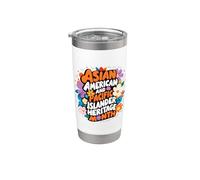 AAPI Donne asiatiche americane del Pacifico Islander Heritage Month Bicchiere termico in acciaio inox doppia parete