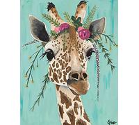 Aapxi Malen Nach Zahlen Kinder Erwachsene - Tiere Hirsch -DIY Ölgemälde Faltenfreie Leinwand 4 Holzbürsten und Hochwertige Acrylfarbe Geschenk 40 X 50 CM