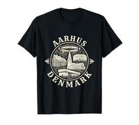 Aarhus Danimarca Viaggio Souvenir Città Regalo Maglietta