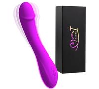AaRIKI Vibratoreper Donna realistico Dildo,Sex Toys Vibratori Clidoride Donna con 10 Modalità Sex toyscop donna 22cm vibratore donna Vibratori Donna vibratoreper donna pene-USB…, Viola