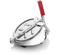 AARNAV Puri Maker Pressa in acciaio inox con manico, per tortilla, taco, papad, roti Chapati, tortilla, 19,05 cm