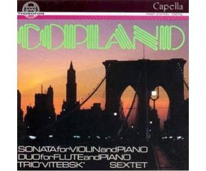 AARON COPLAND Vitebsk Trio for Piano Violin & Cello (CD)