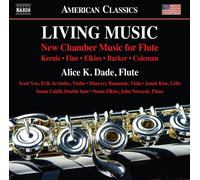 Aaron Jay Kernis Living Music - New Chamber Music for Flute (CD) Album