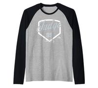Aaron Judge | New York Y | Giocatori di Baseball MLB | MLBJUD3003 Maglia con Maniche Raglan