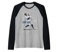 Aaron Judge | New York Y | Giocatori di Baseball MLB | MLBJUD3004 Maglia con Maniche Raglan
