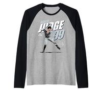 Aaron Judge | New York Y | Giocatori MLB Baseball | MLBJUD3001 Maglia con Maniche Raglan