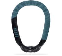 AARON Lock One - Lucchetto per bicicletta con codice numerico a 5 cifre, catena in acciaio e alto livello di sicurezza, serratura per e-bike, mountain bike, trekking, bici da corsa, colore grigio e