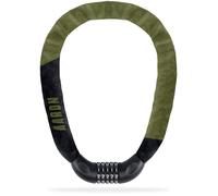 AARON Lock One - Lucchetto per bicicletta con codice numerico a 5 cifre, lucchetto a catena in acciaio e alto livello di sicurezza, serratura per e-bike, mountain bike, trekking, bici da turismo, bici