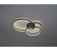 Plafoniera led 3 anelli AARON antracite 652710342