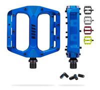 AARON Rock - Pedali per mountain bike, in alluminio, con cuscinetti a sfera industriali sigillati, antiscivolo grazie ai perni sostituibili, pedali per bicicletta elettrica, mountain bike, BMX