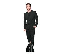 Aaron Taylor-Johnson Nero Completo Grandezza Naturale Sagoma di Cartone Con Mini