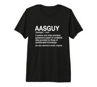 AAS Spettroscopia di Assorbimento Atomico AASGUY Scienza Maglietta Premium