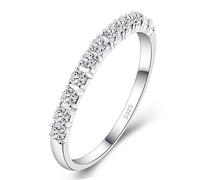 aaSccex Anello da donna di design elegante anello singolo di fidanzamento accessori da sposa anelli di nuoto, 10, Rame, Nessuna pietra preziosa