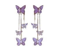 aaSccex Morsa piegatrice Strumenti Gioielli donna senso avanzato temperamento viso lungo mostrando piccolo nappa orecchini Kit Regalo Kit Kit Kit Pulitore Kit, Taglia unica, Altro, Senza Gemme