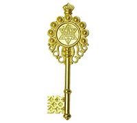 Aashita Creations Brass Vastu Fengshui Kuber Kunji Chiave per soldi e prosperità (oro)