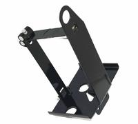 AAspare Supporto Batteria Telaio Staffa In Acciaio Verniciato Nero Per Ariel