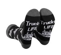 AATOP 1 paia Lady Trucker Sock Lady Trucker Life Truck Driving Regali Donna Femminile Camion Driver Calzino Camion Driver Papà Regali, Trucker LIFE 2uk, Etichettalia unica
