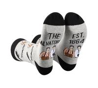 AATOP 2 paia di calzini TVD Vampire Show Sock 1864 Vampire Lover Gifts Vampire Brothers calzini ispirati, EST. 1864 2s, Taglia unica
