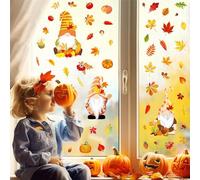 Aatpuss Decorazioni Autunnali, Autunno Decorazioni Casa, Foglie Autunnali, Decorazione Autunnale Per Finestre Per La Cameretta Dei Bambini e La Mensa