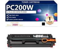 aauot 408451 408452 408453 408454/408439 408440 408441 408442 Cartuccia Toner Compatibile per Ricoh MC240FW PC200W Stampanti, 3000 Pagine,Black