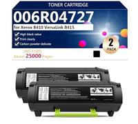 aauot Cartucce Toner Compatibili 006R04727 per Xerox B410 VersaLink B415 Stampanti, Alta capacità 3500 Pagine, Trasparenti e Resistenti,2*Black
