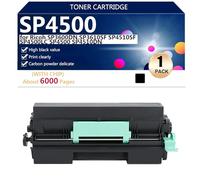 aauot SP4500 Cartuccia Toner Compatibile per Ricoh SP3600DN.SP3610SF SP4510SF SP4500LC SP4500 SP4510DN Stampante, Alta Capacità 6000 Pagine,Black-1 pack
