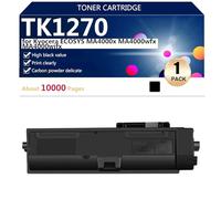 aauot TK1270 Cartucce di Toner Compatibili per Kyocera ECOSYS MA4000x MA4000wfx MA4000wifx Stampanti, Stampa Nitida, Alta capacità 10000 Pagine,Black