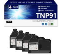 aauot TNP91 Cartuccia Toner Compatibile | Resa della Cartuccia Toner [20000 Pagine] per Konica Minolta bizhub 4700i 4701i Stampanti,Black-4 pack