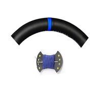 Aauto Copertura Volante Accessori Per BMW Per 1 Per Serie Per E81 E82 E87 E88 Serie 3 E90 E91 E92 E93 E84 Per X1 Per SUV Coprivolante fai da te in fibra carbonio cuciti a mano Copri Volante(Blue Marke