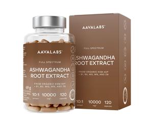 Aavalabs Bio Ashwagandha KSM-66 10.000mg | Con magnesio, zinco e vitam