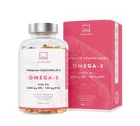 Aavalabs Integratore Omega 3, Olio di pesce | Cervello, cuore e vision