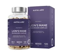 Aavalabs Lion's Mane (Hericium Erinaceus) 18.000 mg, 30:1 | Reishi e C