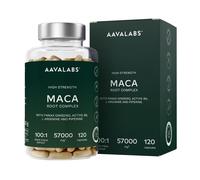 Aavalabs Maca nera e gialla con ginseng | Maca peruviana e alta concen