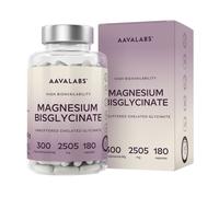 Aavalabs Magnesio Bisglicinato | Alto dosaggio 2505 mg, vegano | 180 c
