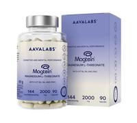 Aavalabs Magnesio L-Treonato | Magtein® Brevettato 2000 mg | Con Zinco