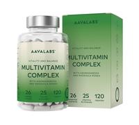 Aavalabs multivitaminico vegano 120cps | 25 vitamine e minerali | qual