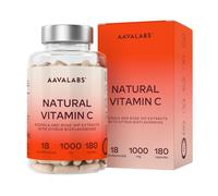 Aavalabs Vitamina C Naturale 1.000 mg da Estratto di Frutta | Assorbim