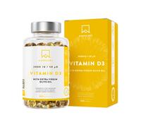 Aavalabs Vitamina D3 - 2000UI - Alta dose con olio d'oliva extravergin