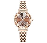 AAVEDA Orologi da donna di lusso classici di moda impermeabile in acciaio inossidabile orologio al quarzo femminile orologi per le donne impermeabile in acciaio inossidabile casual vestito signora