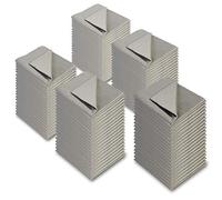 AAWipes, panno per la pulizia degli occhiali, 100 pezzi, per occhiali, lenti, telefoni, schermi, fotocamera, argenteria, qualsiasi altra superficie delicata (14 x 14 cm, 100 pezzi, grigio chiaro)