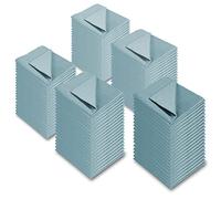 AAwipes Panno per la pulizia degli occhiali (14 x 14 cm, blu, 100 pezzi, senza logo) per occhiali, lenti, telefoni, schermi, fotocamera, argenteria, qualsiasi altra superficie delicata (V1515)