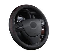 AAXgy Coprivolante Auto per Opel Karl 2015-2019,Copri Sterzo per Auto in Pelle Microfibra,Antiscivolo Traspirante Durevole Copertura di Volante-Facile da Installare,A-Black