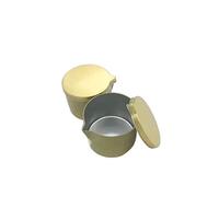AAYERA 12pcs Barattolo di Candela in Latta con Un Pratico beccuccio vasetti di Crema for Massaggi for aromaterapia barattoli di stoccaggio Cosmetici Candele Fai-da-Te Contenitore (Color : Gold)