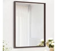 AAZZKANG Specchio da bagno 65 x 45 cm rettangolare con cornice in metallo specchio per camera da letto bagno soggiorno decorazione domestica