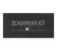 AAZZKANG Zerbino 120 x 45 cm, esterno interno, tappetino per porta di benvenuto, con retro in gomma antiscivolo, ultra assorbente, facile da pulire, per porta d'ingresso, colore nero